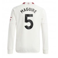 Pánský Fotbalový dres Manchester United Harry Maguire #5 2023-24 Třetí Dlouhý Rukáv